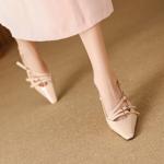 Handcrafted Genuine Leather Women's Shoes: Elegance Meets Luxury Quality(Edfmr783-1)