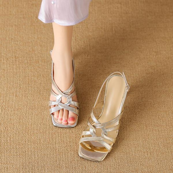 Handcrafted Luxury Leather Women's Shoes(Edfmr-7777)