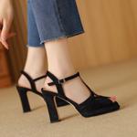 Handcrafted Luxury Leather Women’s Shoes - Elegance Redefined(Edfmr781-1)