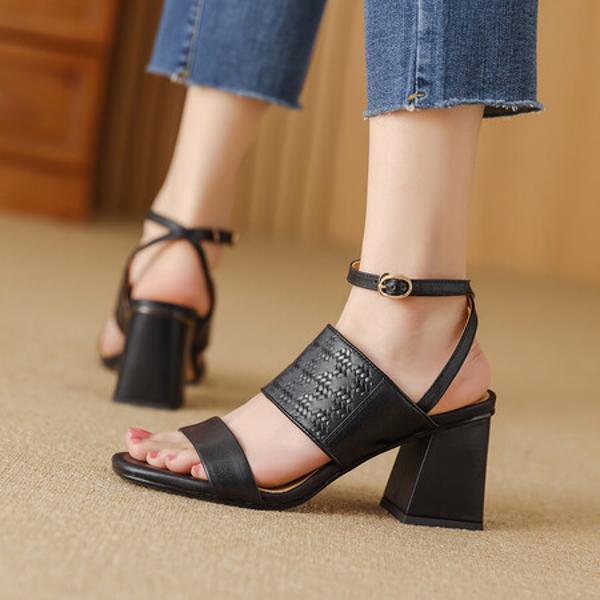 Handcrafted Genuine Leather Women's Shoes - Elegant Luxury with Artisan Quality(Edfmr780-5)