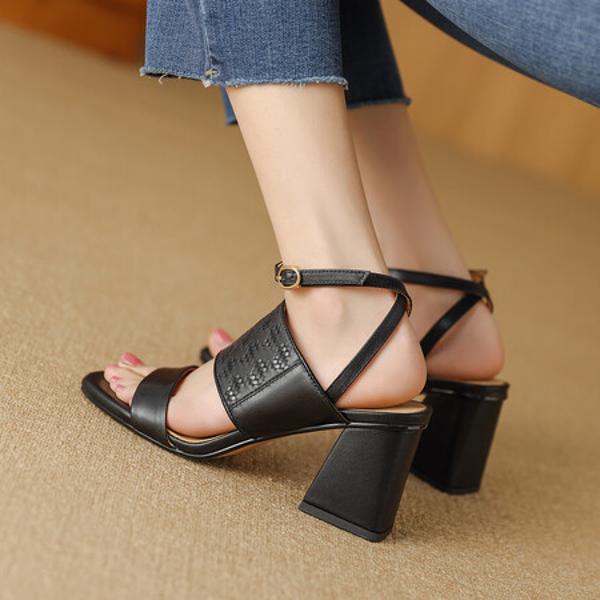 Handcrafted Genuine Leather Women's Shoes - Elegant Luxury with Artisan Quality(Edfmr780-5)