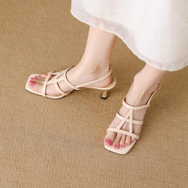 Handcrafted Leather Women's Shoes: Luxury, Craftsmanship, Elegance(Edfmr7797)