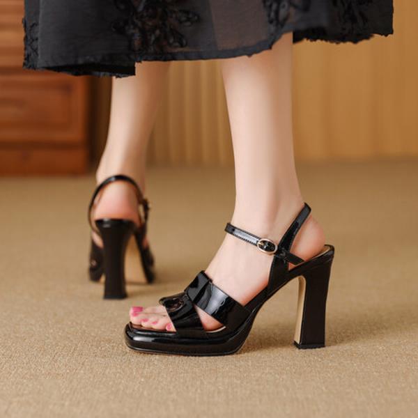 Luxurious Handcrafted Leather Women's Shoes for Elegance(Edfmr782-6)