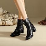 Handcrafted Luxury Leather Women's Shoes(Edfmr796-3)