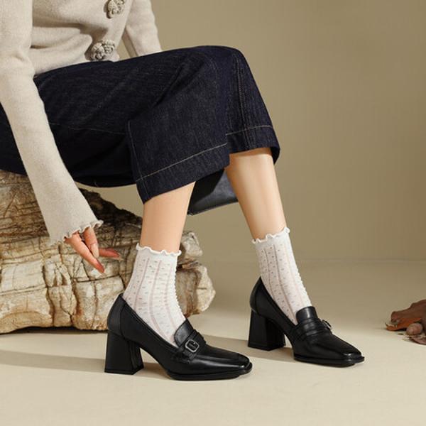 Exquisite Handmade Leather Women's Shoes: Luxury, Craftsmanship & Elegance(Edfmr792-1)