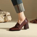 Exquisite Handmade Leather Women's Shoes: Luxury, Craftsmanship & Elegance(Edfmr792-1)