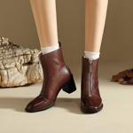 Handcrafted Leather Women's Shoes: Elegant Luxury & Quality(Edfmr796-2)