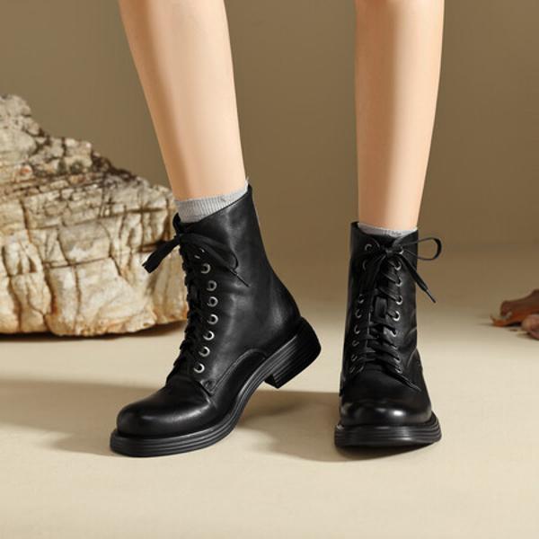 Exquisite Handmade Leather Women's Shoes of Luxury(Edfmr795-1)