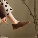 Elegant Handcrafted Leather Women's Shoes: Luxurious Quality and Artisan Craftsmanship(Edfmr809-1)