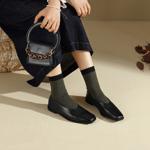 Handcrafted Luxury Leather Shoes for Elegant Women(Edfmr-8095)