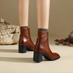 Handcrafted Luxury Leather Women’s Shoes for Elegance(Edfmr796-1)