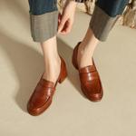 Elegant Handcrafted Premium Leather Women’s Shoes(Edfmr811-1)