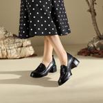 Exquisite Handcrafted Leather Women's Shoes: A Statement of Luxury and Elegance(Edfmr8118)