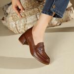 Exquisite Handcrafted Leather Women's Shoes: A Statement of Luxury and Elegance(Edfmr8118)