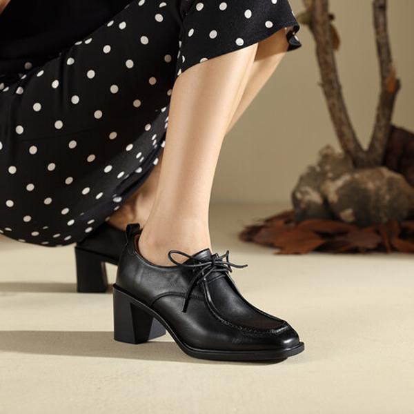 Exquisite Handmade Genuine Leather Women's Shoes: A Blend of Luxury and Craftsmanship(Edfmr8201)