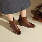 Handcrafted Luxury Leather Women's Shoes: Elegance in Every Stitch(Edfmr28073)