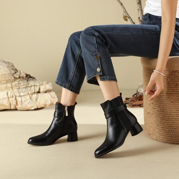 Handcrafted Leather Women's Shoes: Luxurious Elegance in Every Stitch(Edfmr8191)