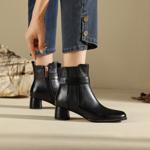 Handcrafted Leather Women's Shoes: Luxurious Elegance in Every Stitch(Edfmr8191)