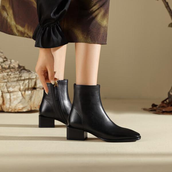 Handcrafted Luxury Leather Women's Shoes: Elegance in Every Stitch(Edfmr8222)