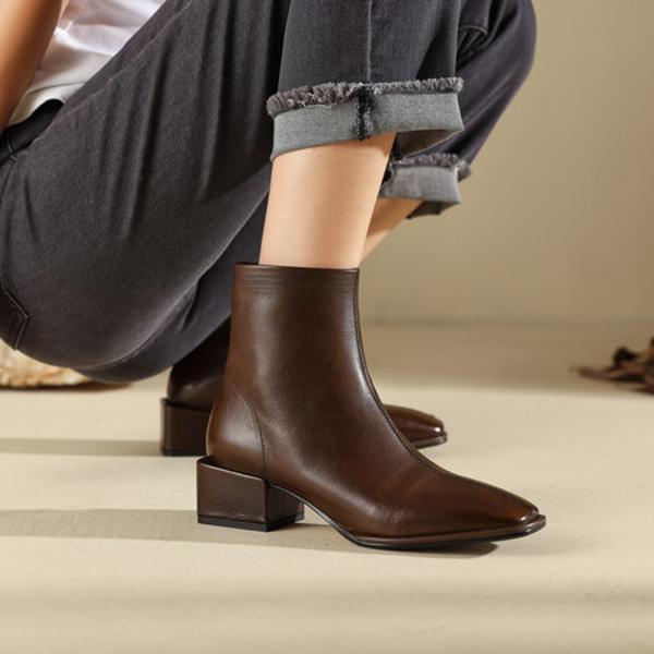 Handcrafted Luxury Leather Women's Shoes: Elegance in Every Stitch(Edfmr8222)