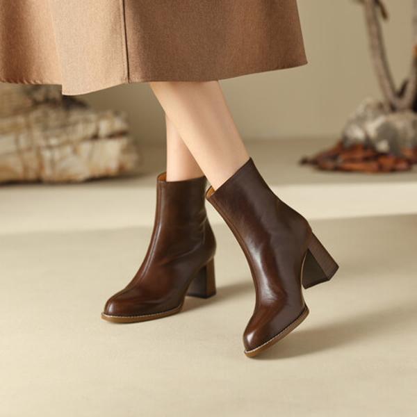 Exquisite Handcrafted Leather Women's Shoes: Luxury, Elegance, and High-Quality Craftsmanship(Edfmr28078)