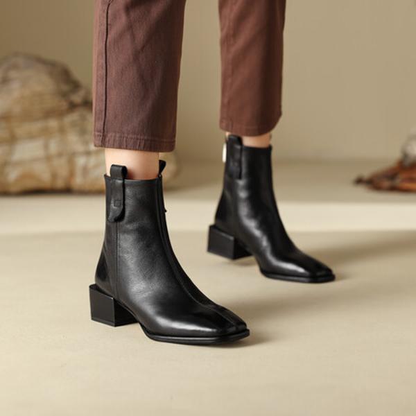 Exquisite Handcrafted Leather Women's Shoes: Luxury and Elegance(Edfmr8223)