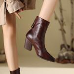Exquisite Handmade Leather Women’s Shoes: Luxury Meets Craftsmanship(Edfmr8251)