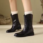 Elegant Handcrafted Genuine Leather Women's Shoes of Luxury Quality(Edfmr8291)