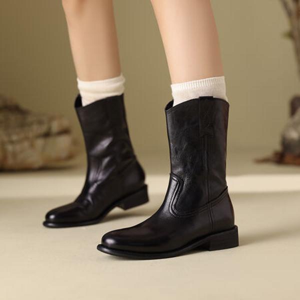 Elegant Handcrafted Genuine Leather Women's Shoes of Luxury Quality(Edfmr8291)