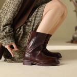 Luxurious Handcrafted Leather Women's Shoes(Edfmr8163)