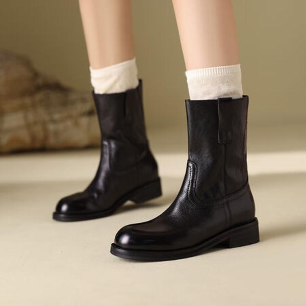 Luxurious Handcrafted Leather Women's Shoes(Edfmr8163)