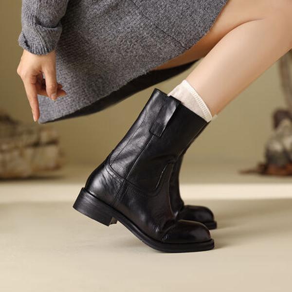 Luxurious Handcrafted Leather Women's Shoes(Edfmr8163)