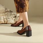 Handcrafted Luxury Leather Women’s Shoes - Exquisite Elegance(Edfmr790-1)