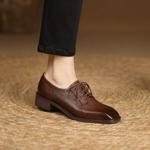 Handcrafted Genuine Leather Women's Shoes: Exquisite Quality, Timeless Elegance(Edfmr72536)