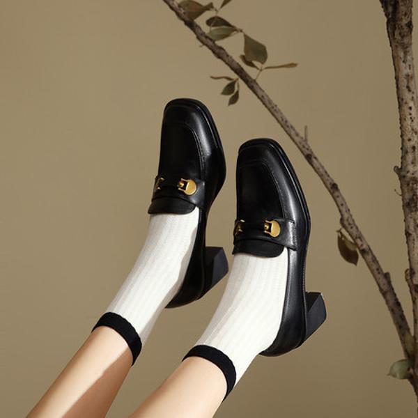 Handcrafted Genuine Leather Women's Shoes - Elegance Meets Luxury Quality(Edfmr7902)