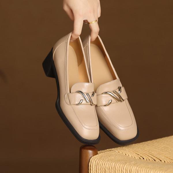 Exquisite Handmade Leather Shoes for Elegant Women(Edfmr82140)