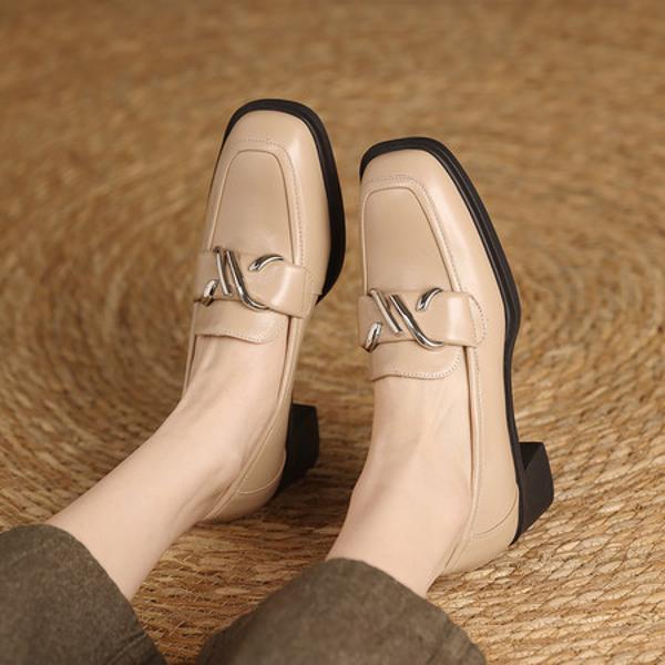 Exquisite Handmade Leather Shoes for Elegant Women(Edfmr82140)