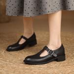 Luxury Handcrafted Leather Women's Shoes: Elegant Artisan Craftsmanship(Edfmr84730)