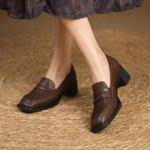 Elevate Your Elegance with Luxurious Handcrafted Leather Women's Shoes(Edfmr82150)