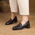 Elevate Your Elegance with Luxurious Handcrafted Leather Women's Shoes(Edfmr82150)