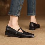 Handcrafted Luxury Leather Ladies' Shoes: Elegance in Every Detail(Edfmr85151)