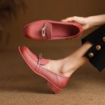 Exquisite Handcrafted Leather Women's Shoes for Elegance(Edfmr85252)