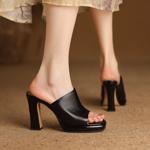 Elegant Handcrafted Leather Women's Shoes - Luxurious Craftsmanship(Edfmr78275)