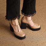 Elegantly Crafted Luxury Genuine Leather Handcrafted Women's Shoes(Edfmr85783)