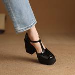 Elegantly Crafted Luxury Genuine Leather Handcrafted Women's Shoes(Edfmr85783)