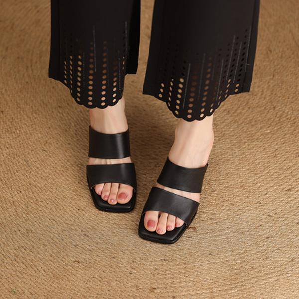 Exquisite Handmade Leather Women's Shoes, Elegant Craftsmanship(Edfmr86769)