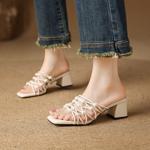 Exquisite Handcrafted Genuine Leather Women's Shoes: Elegance Meets Luxury(Edfmr103)