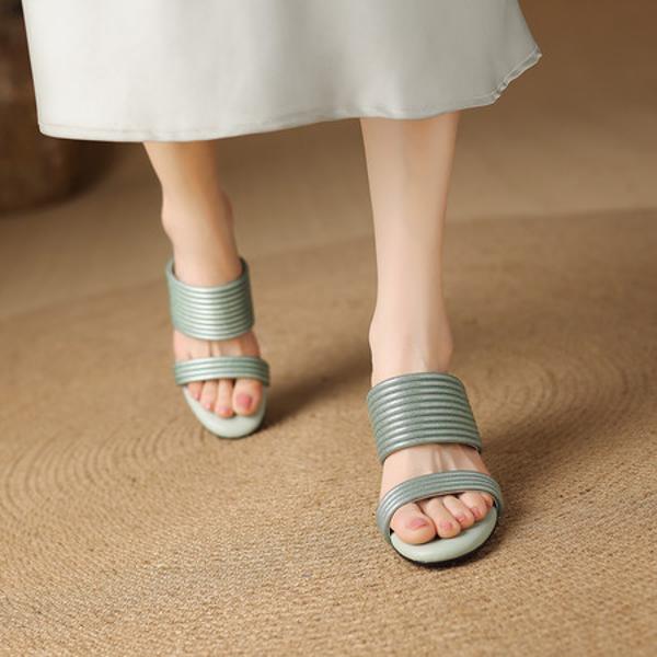 Elegant Handcrafted Genuine Leather Women’s Shoes(Edfmr113)