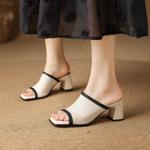 Crafted Luxury: Elegant Handmade Leather Shoes for the Discerning Woman(Edfmr86797)