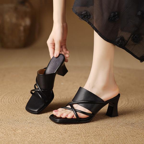 Exquisite Handmade Leather Women's Shoes for Elegant Luxury(Edfmr115)